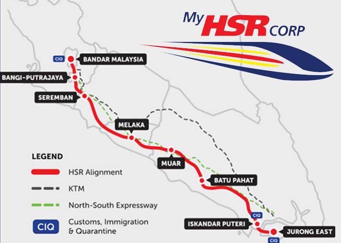 Kuala Lumpur-Singapore High Speed Rail PDPs selected - The Tunnelling  Journal