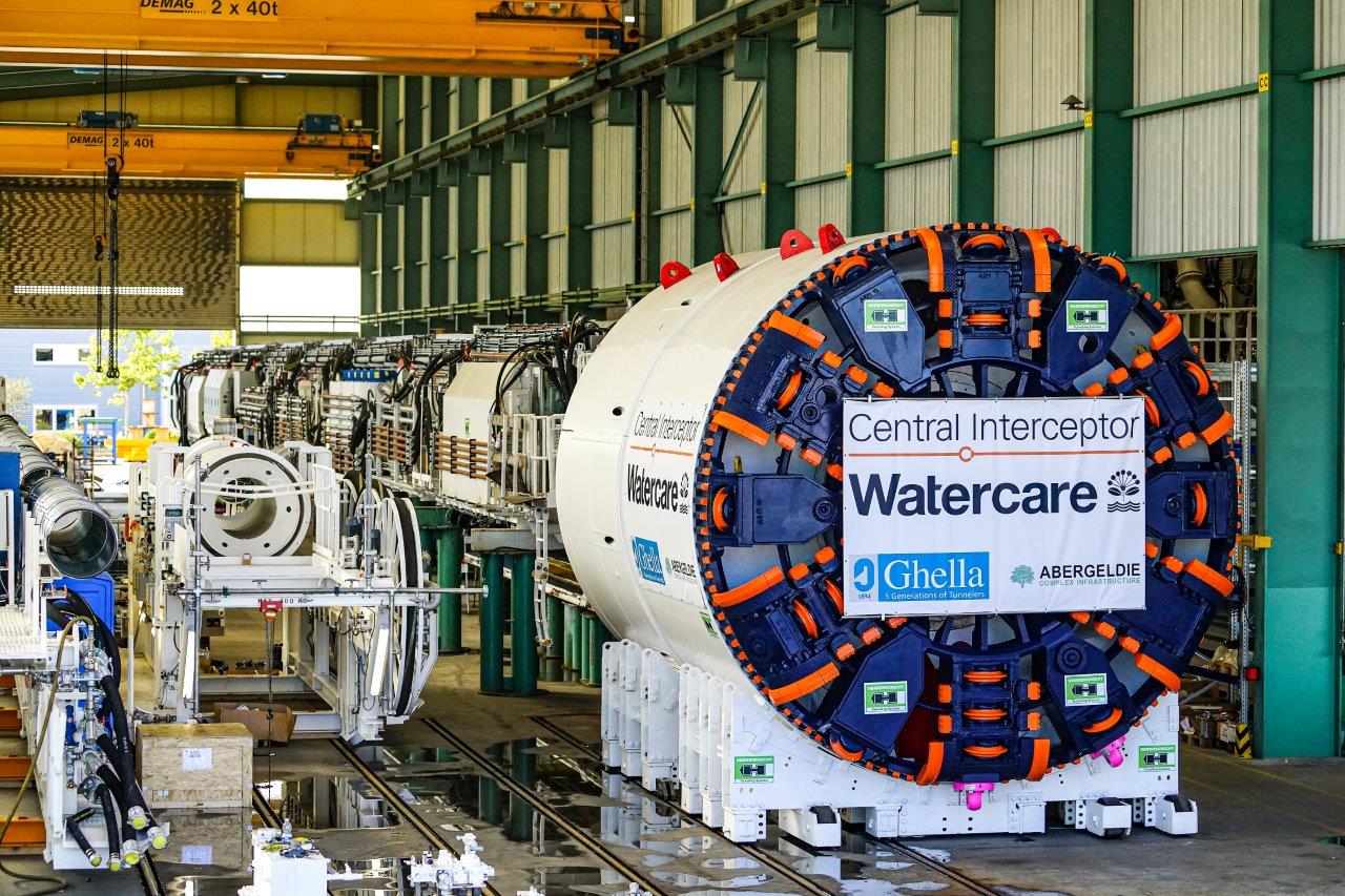 Central Interceptor Tbm Passes Factory Acceptance Test The Tunnelling Journal